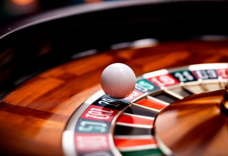 Live dealer blackjack table with multiple camera angles